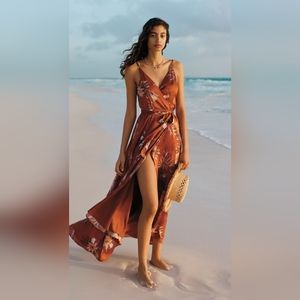 Anthropologie Hutch Palmetto Wrap Dress